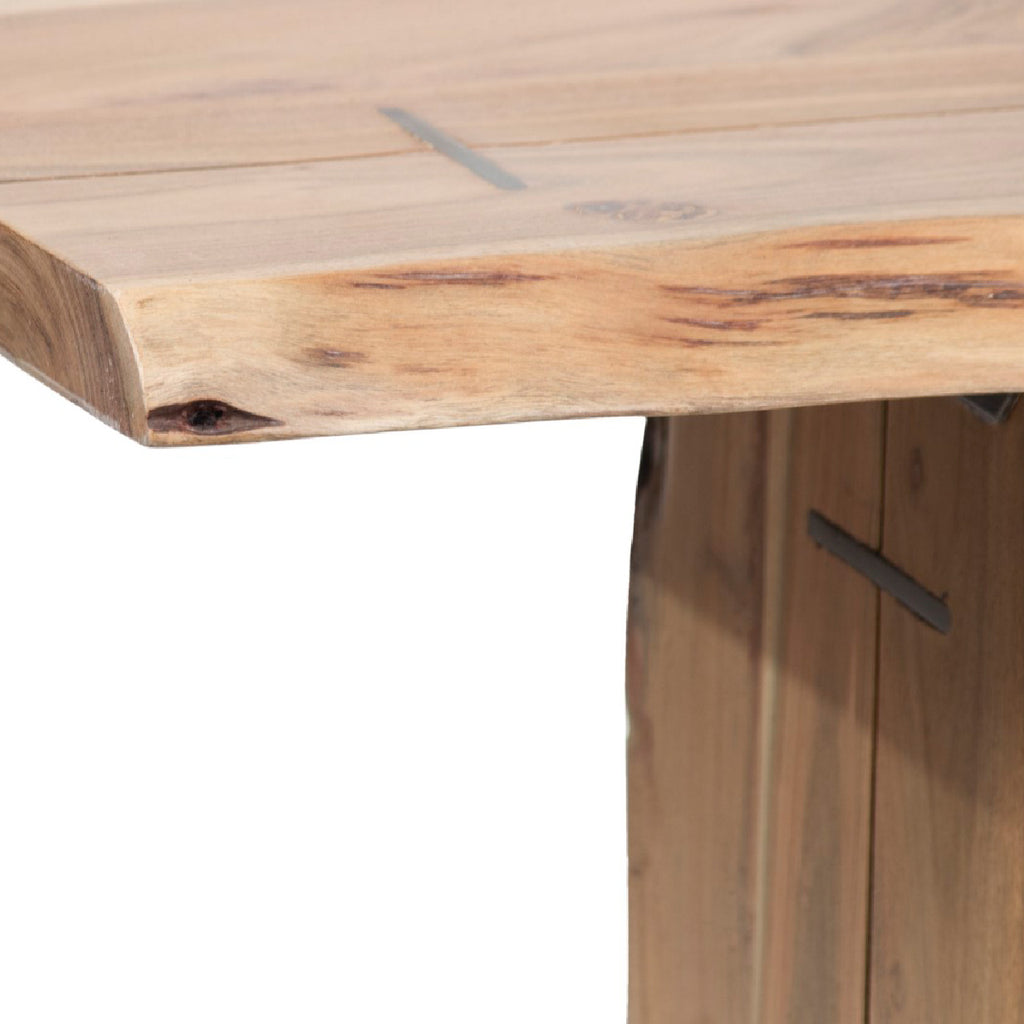 Nova Acacia Wood Live Edge Dining Bench
