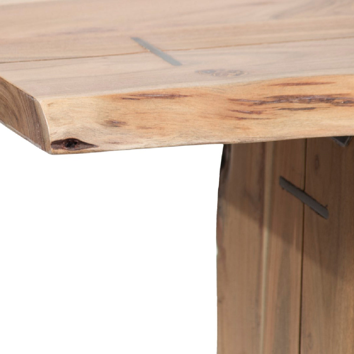 Nova Acacia Wood Live Edge Dining Bench