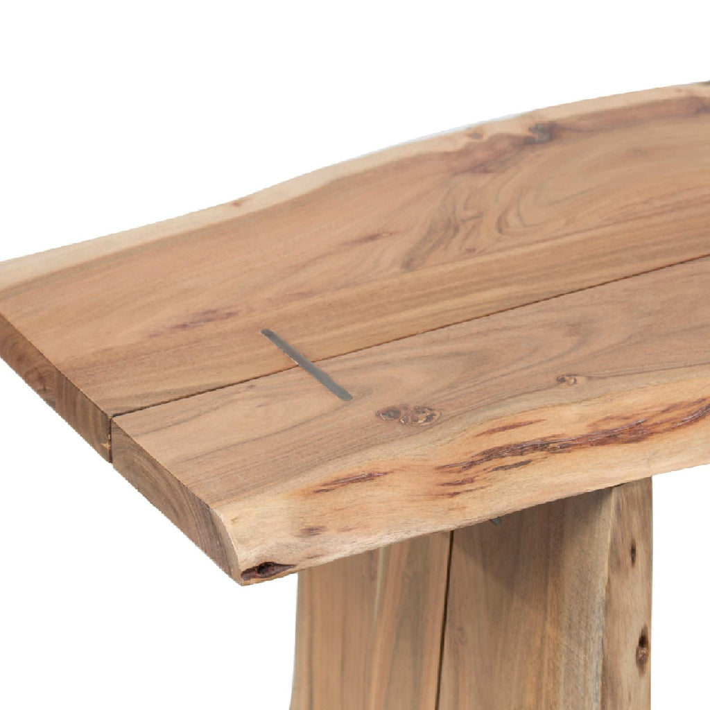 Nova Acacia Wood Live Edge Dining Bench