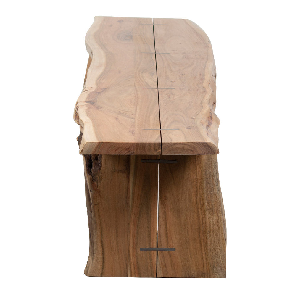 Nova Acacia Wood Live Edge Dining Bench