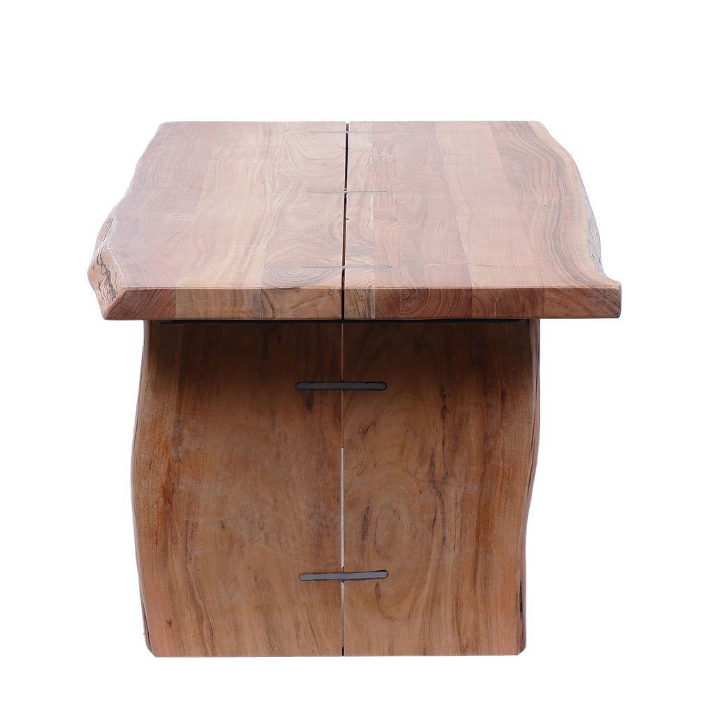 Nova Acacia Wood Live Edge Coffee Table