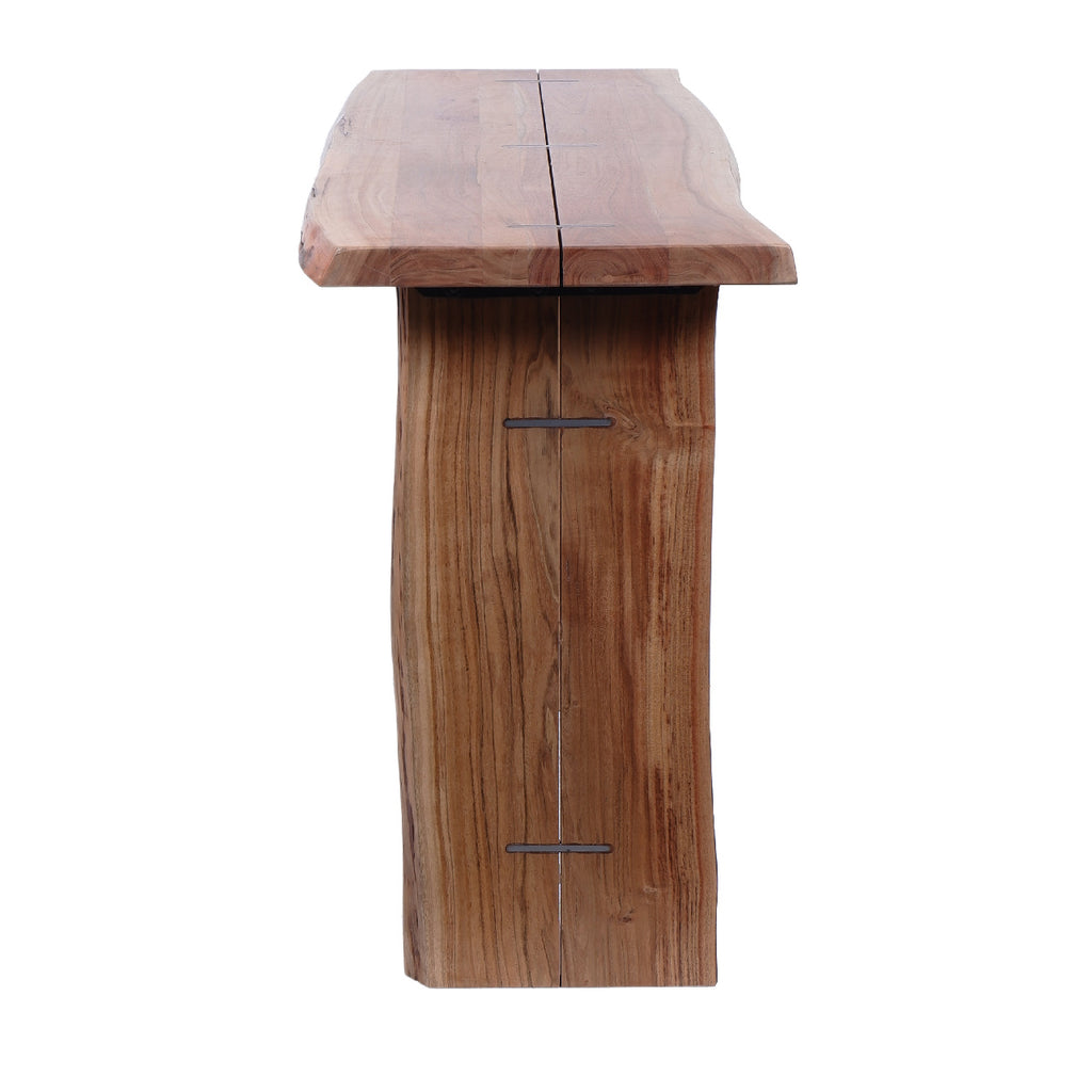 Nova Acacia Wood Live Edge Console Table