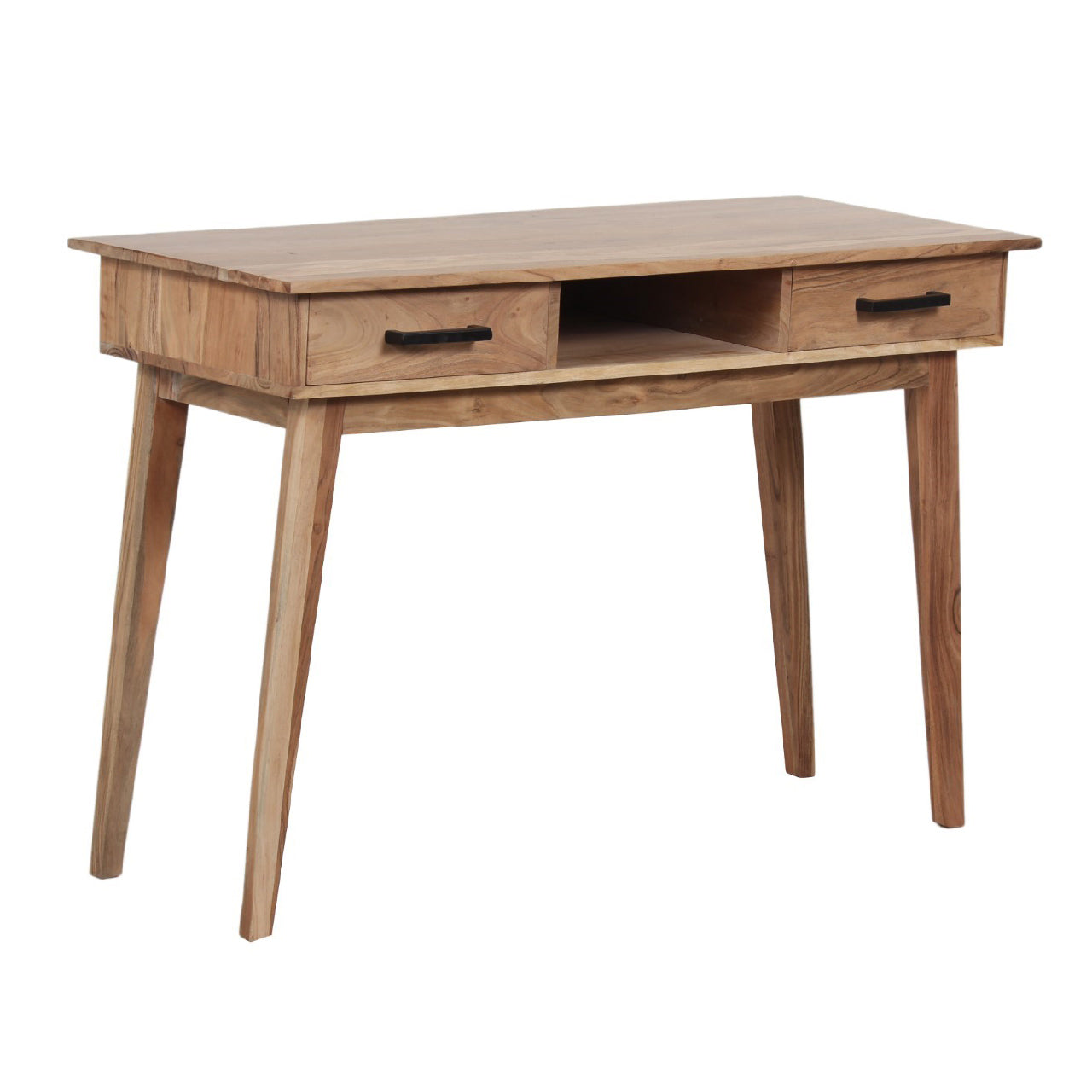Oslo Acacia Wood Desk with 2 Drawers