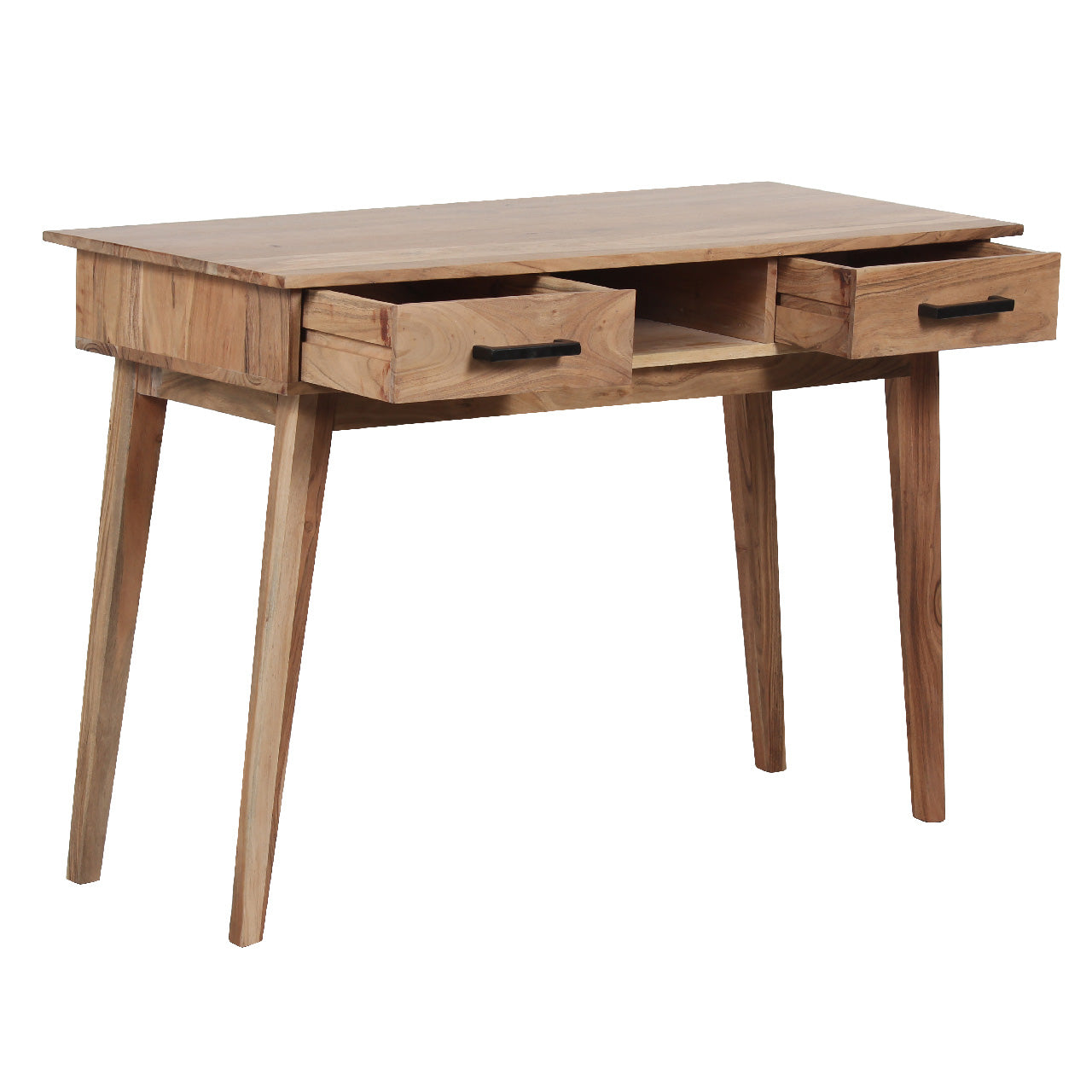 Oslo Acacia Wood Desk with 2 Drawers