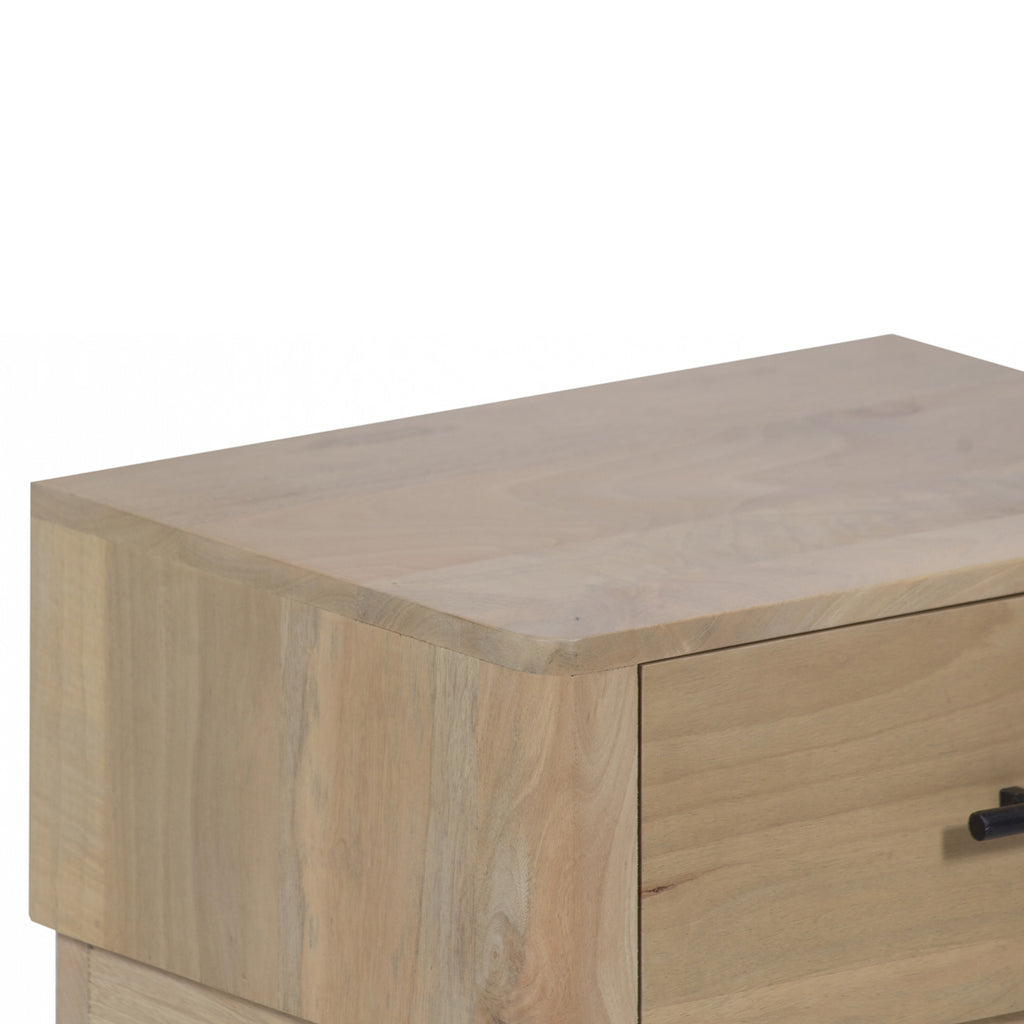 Pedron Mango Wood Nightstand