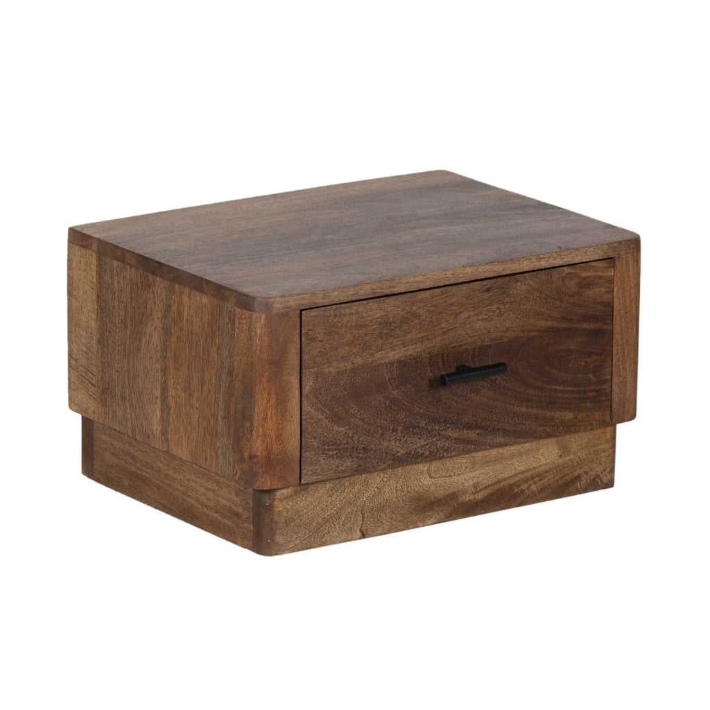 Pedron Mango Wood Nightstand - Washed Walnut