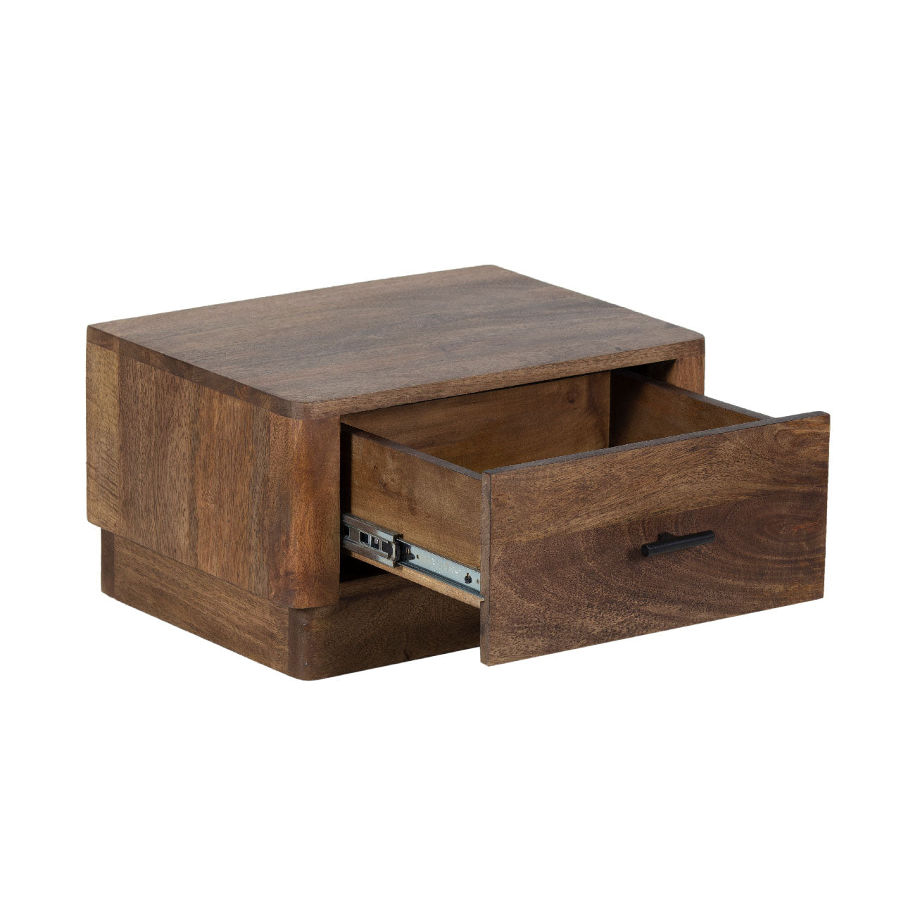 Pedron Mango Wood Nightstand - Washed Walnut