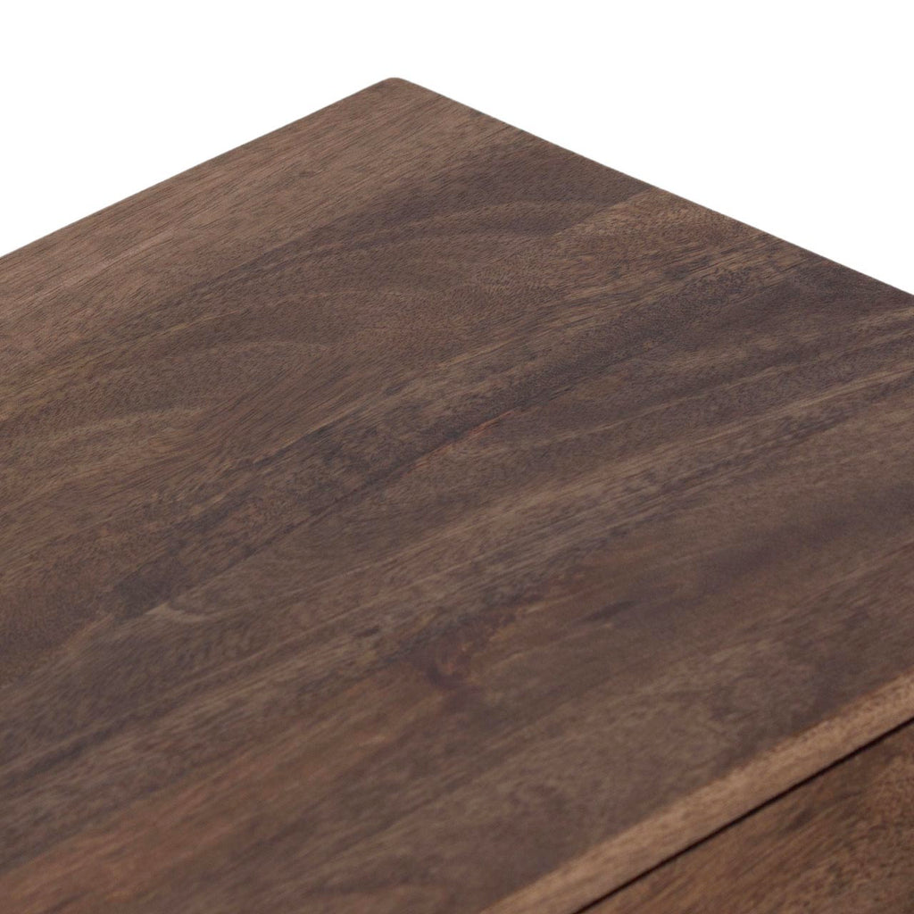 Pedron Mango Wood Nightstand - Washed Walnut