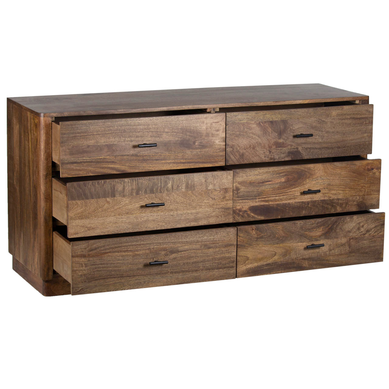 Pedron Mango Wood 6 Drawer Dresser