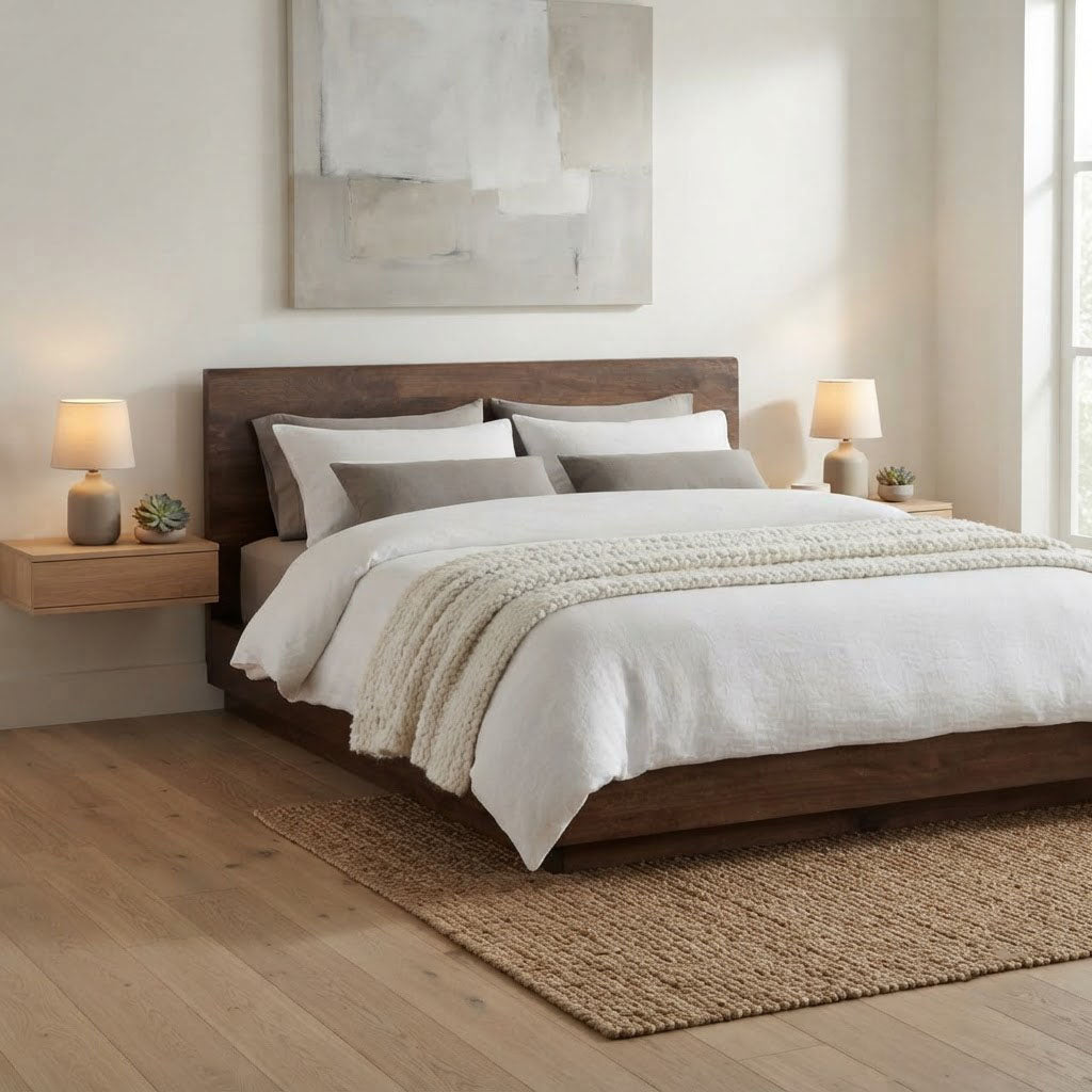Pedron Mango Wood King Bed