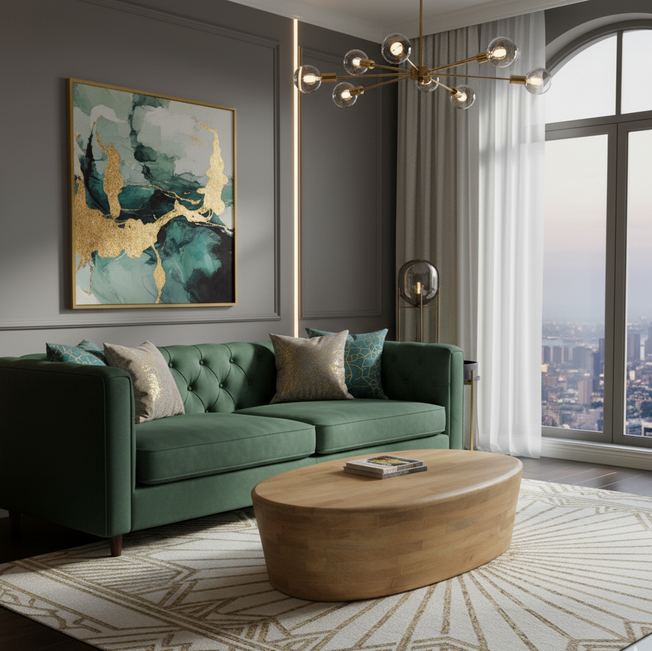 Philadelphia Mango Wood Coffee Table Large