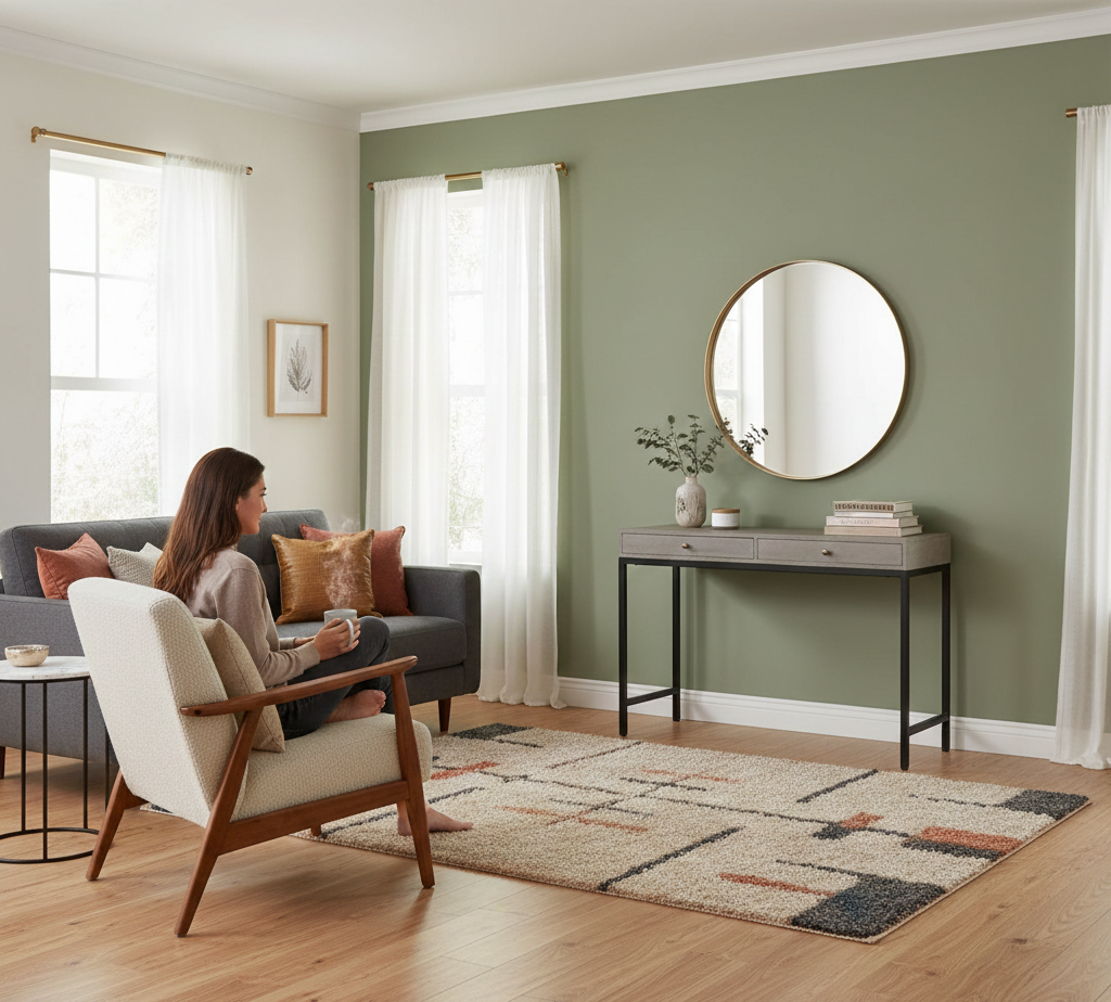 Philips Mango Wood Console Table With 2 Drawers