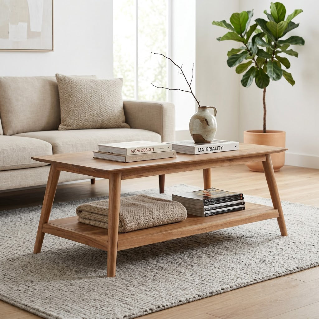 Portola Acacia Wood Coffee Table