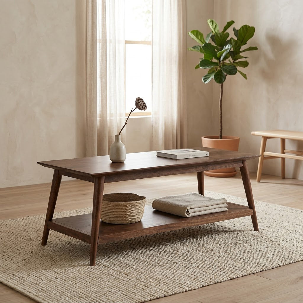 Portola Acacia Wood Coffee Table