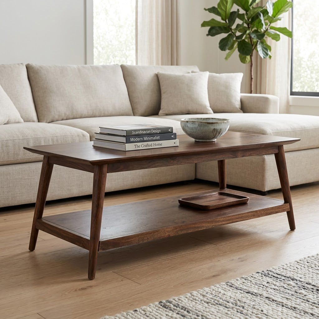 Portola Acacia Wood Coffee Table