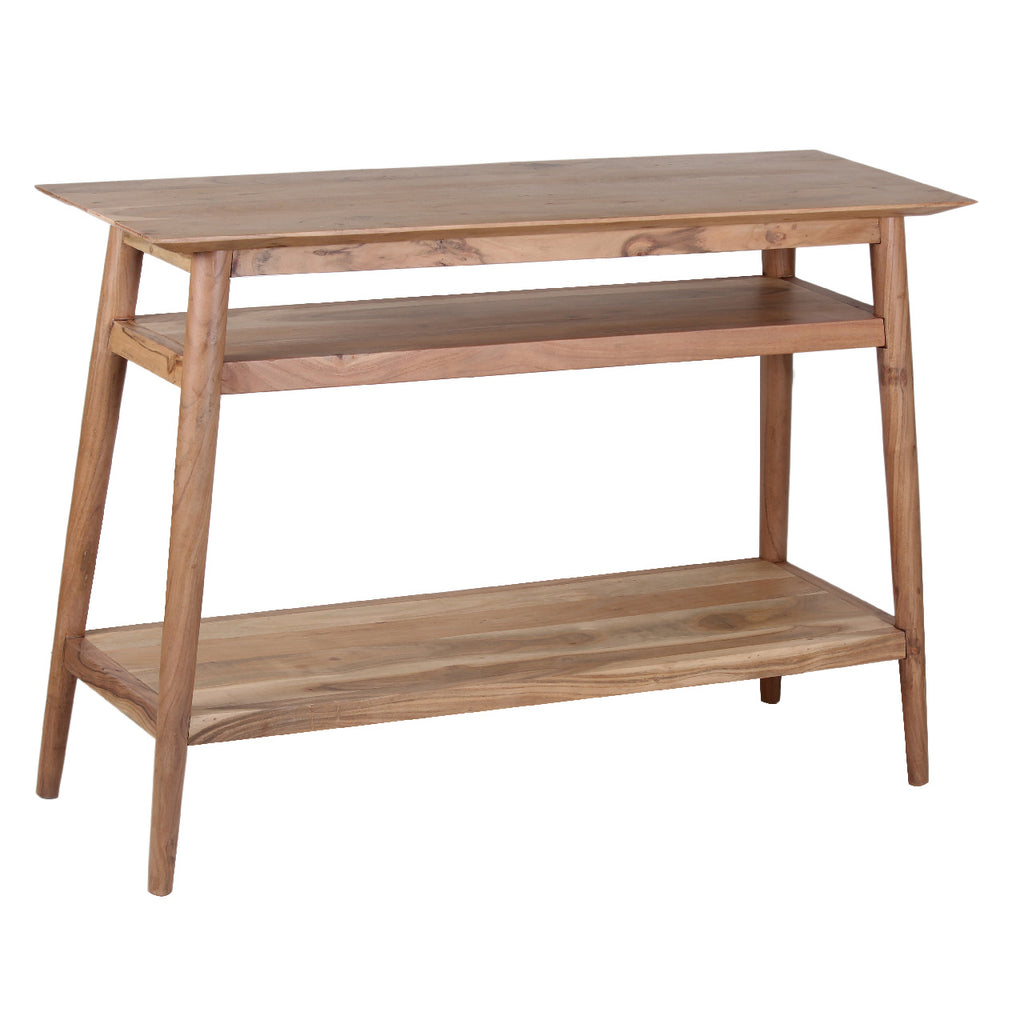 Portola Acacia Wood Console Table