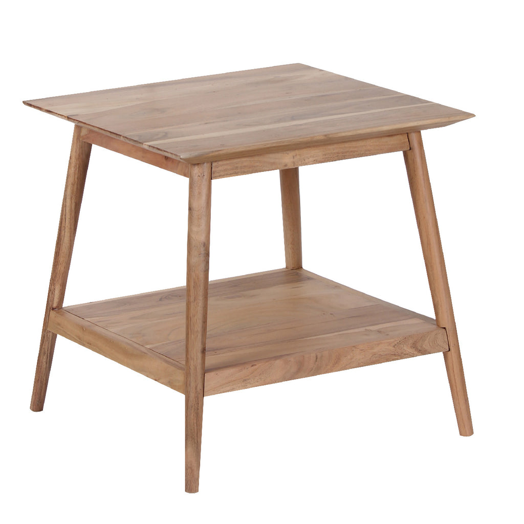Portola Acacia Wood Side Table