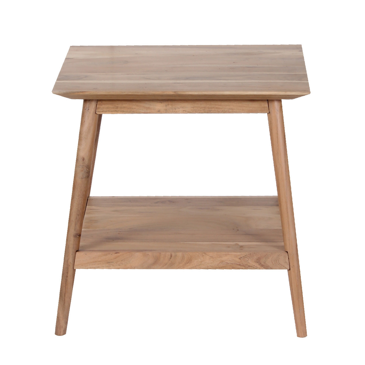 Portola Acacia Wood Square Coffee Table