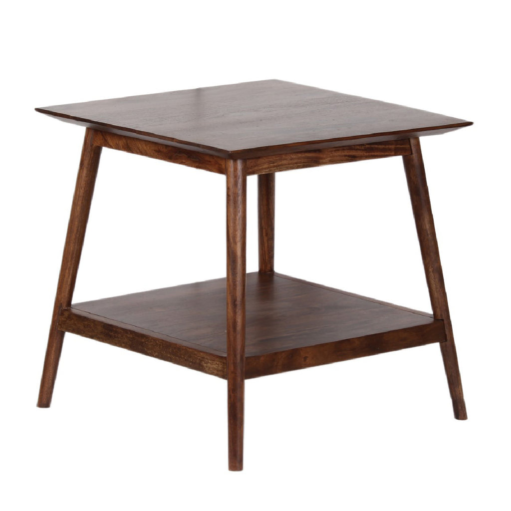 Portola Acacia Wood Square Coffee Table