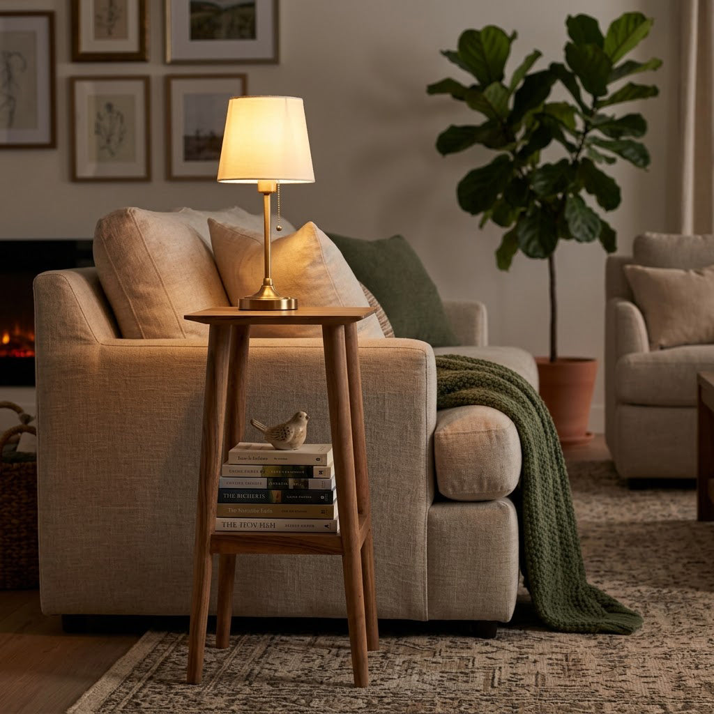 Portola Acacia Wood Plant Stand
