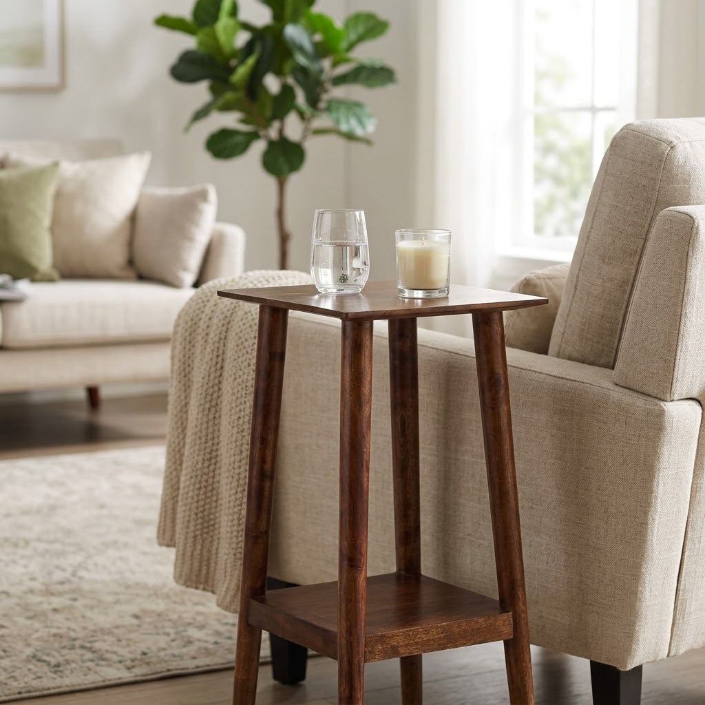 Portola Acacia Wood Plant Stand