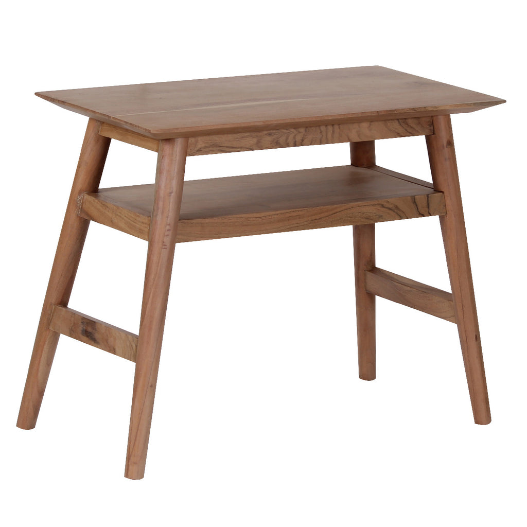 Portola Acacia Wood Recliner Table