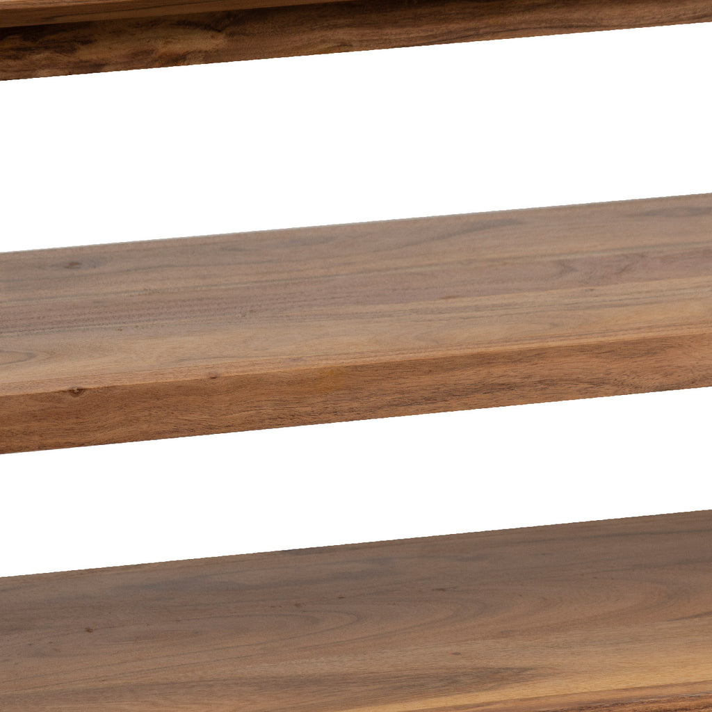 Portola Acacia Wood Media Console Table