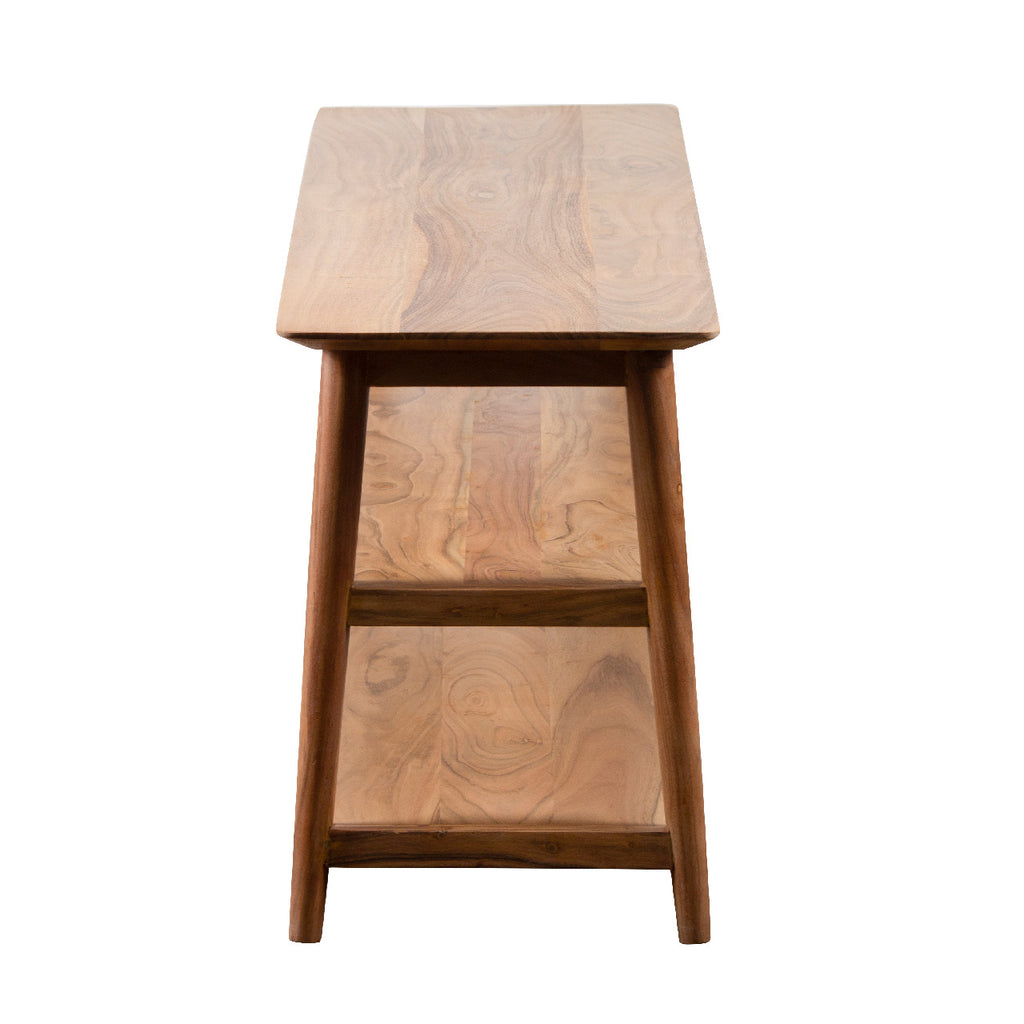 Portola Acacia Wood Media Console Table