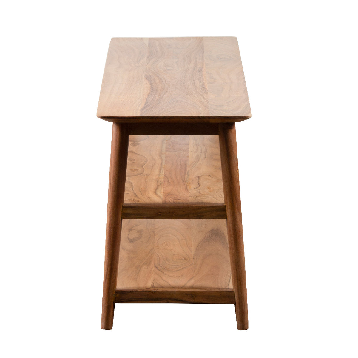 Portola Acacia Wood Media Console Table