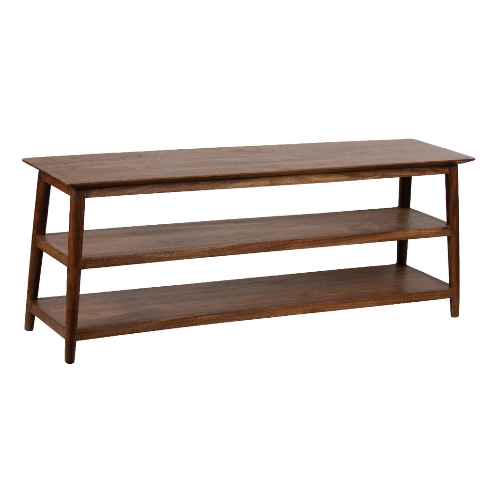 Portola Acacia Wood Media Console Table