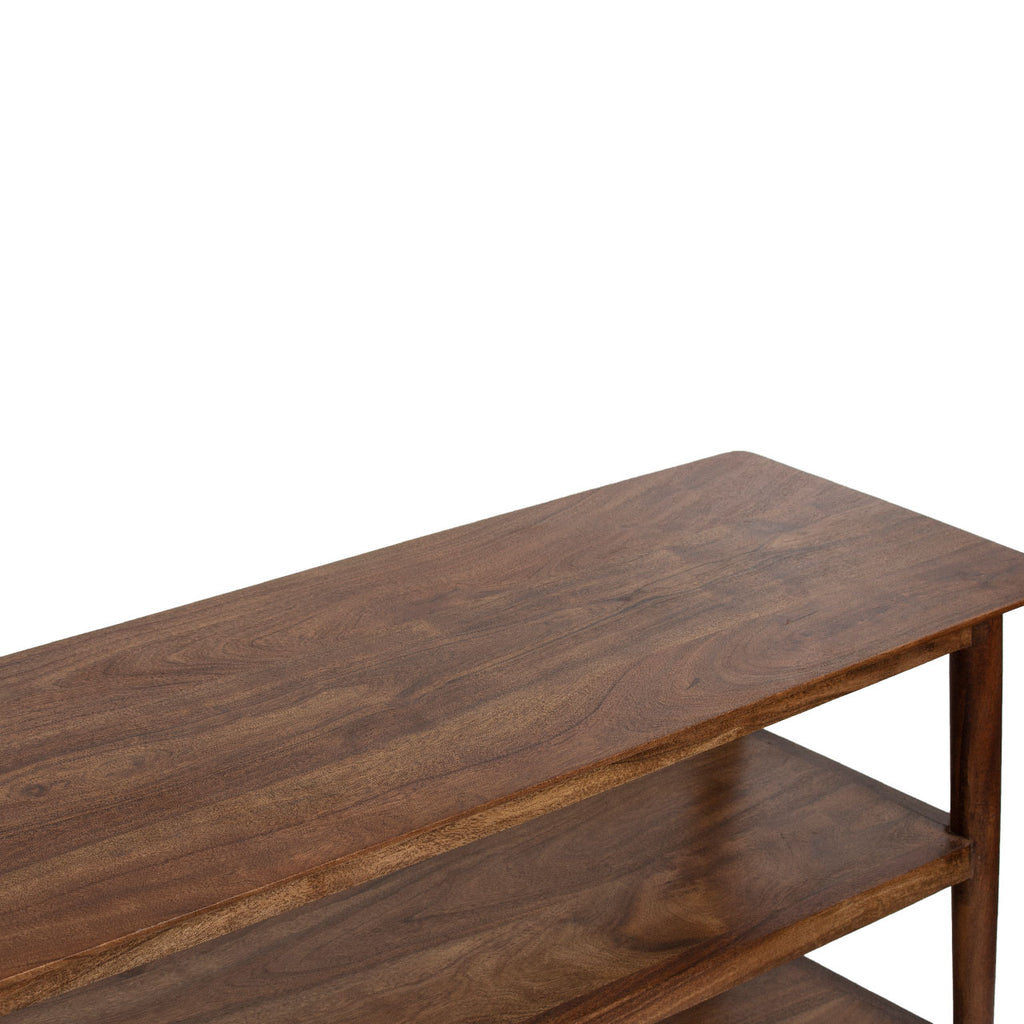Portola Acacia Wood Media Console Table