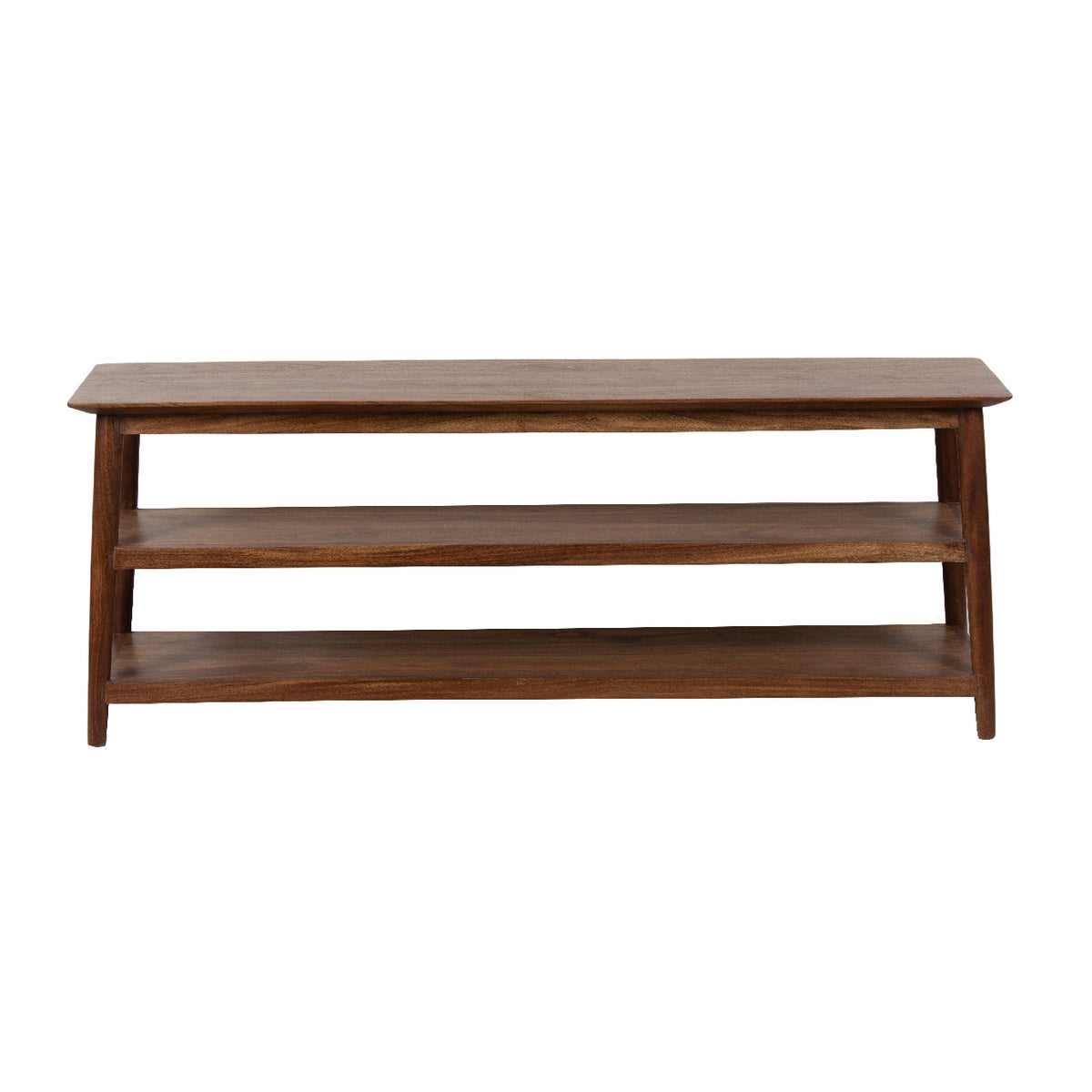 Portola Acacia Wood Media Console Table