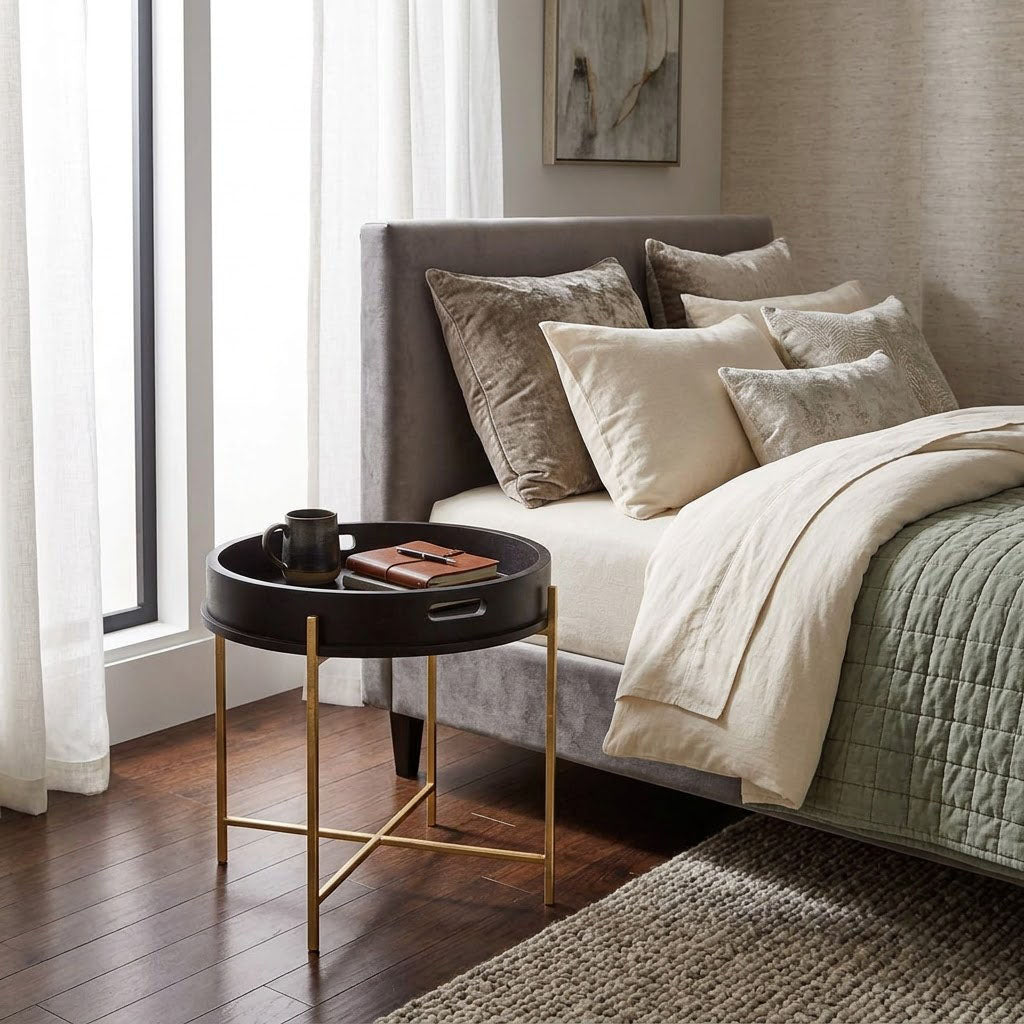Rama Round Side Table Tray Top