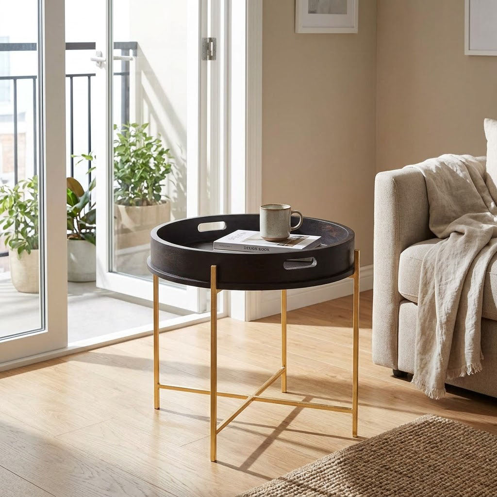 Rama Round Side Table Tray Top