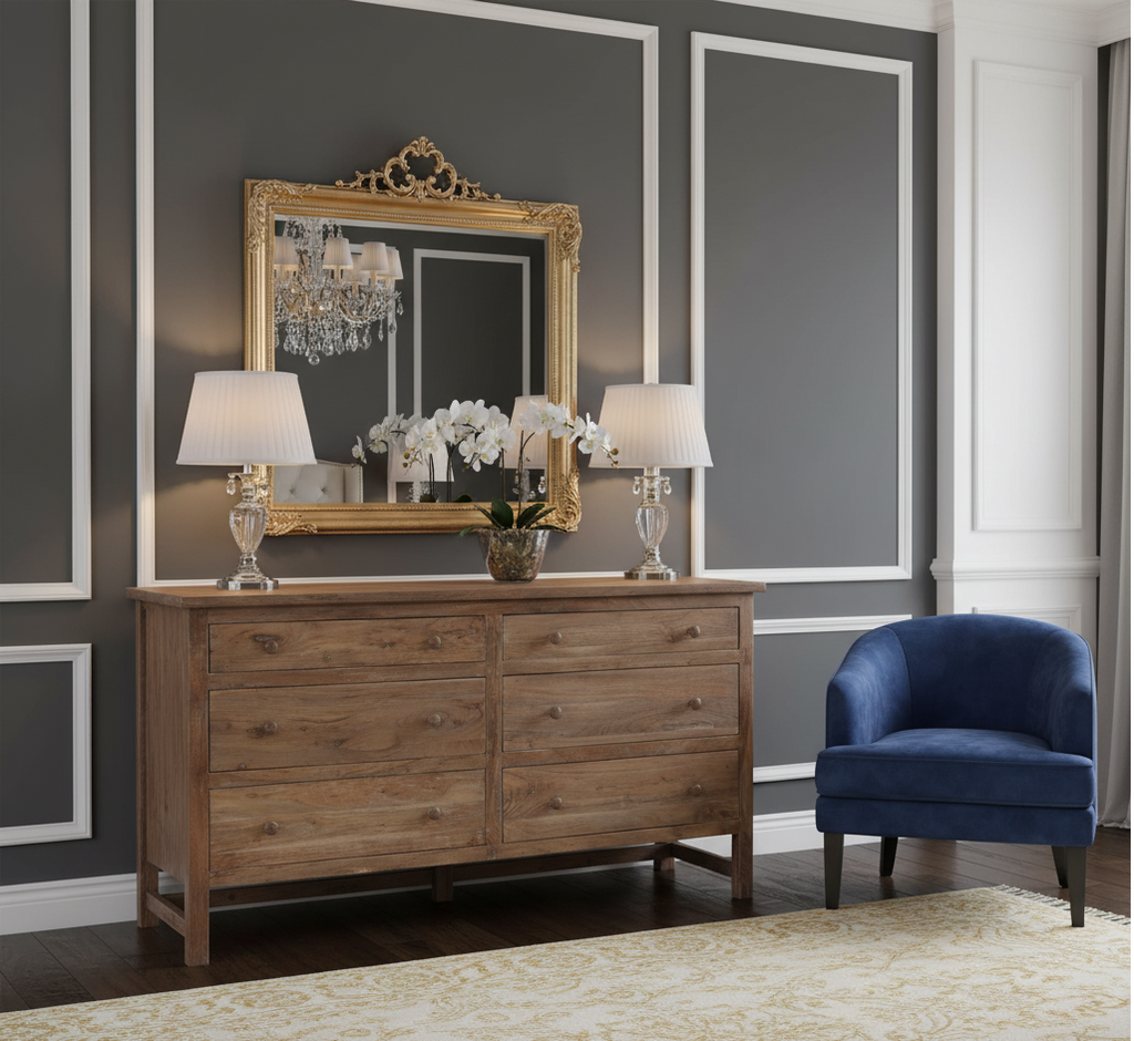 Ranch House 6 Drawer Dresser