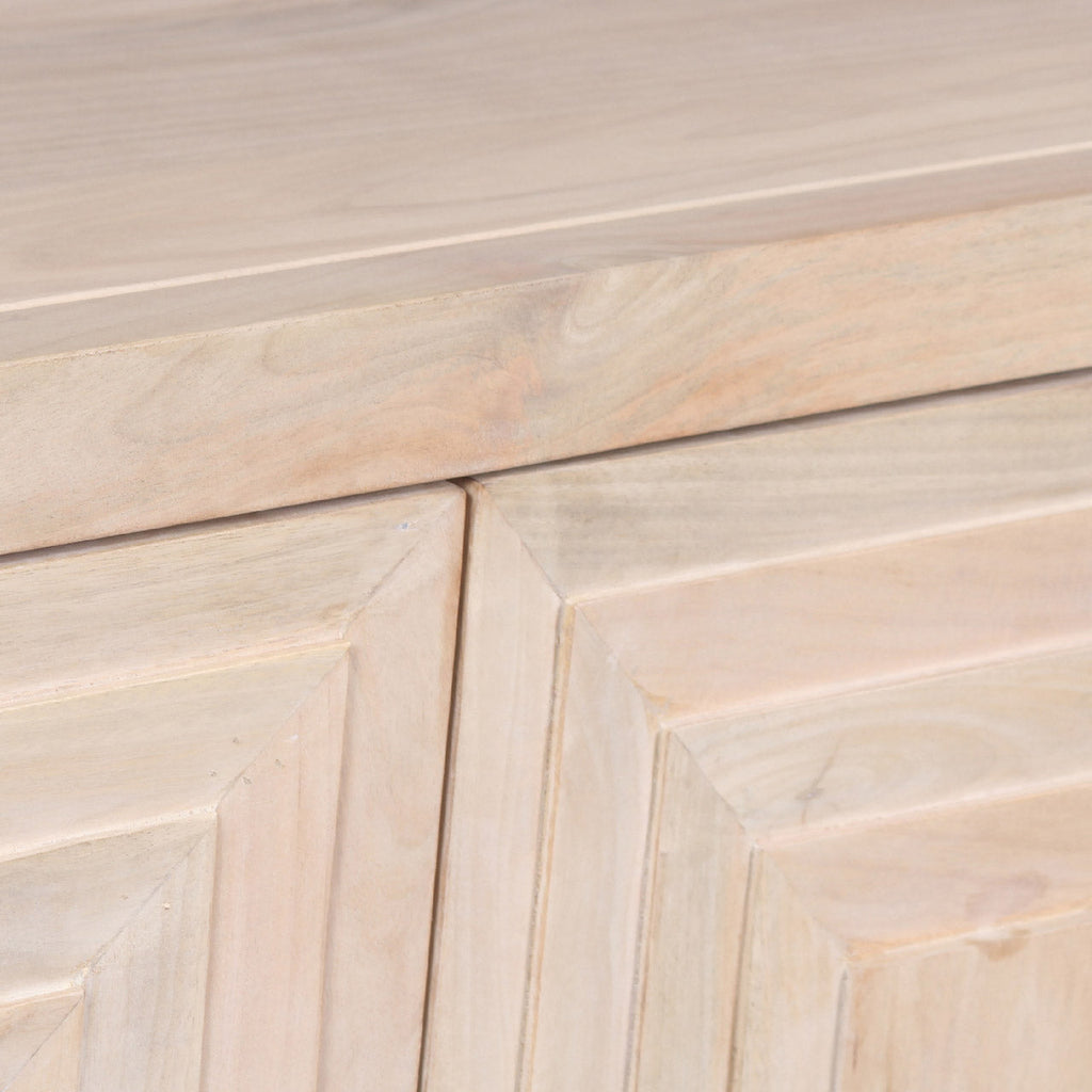 Reevira Mango Wood 4 Door Sideboard