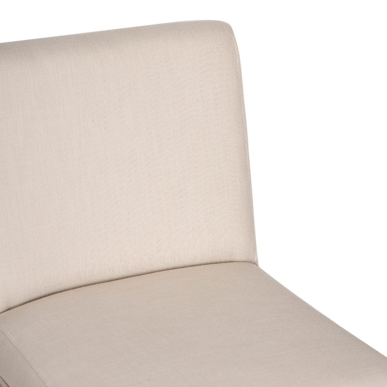 Remmy Acacia Wood Fabric Dining Chair - Natural / Archer Ivory