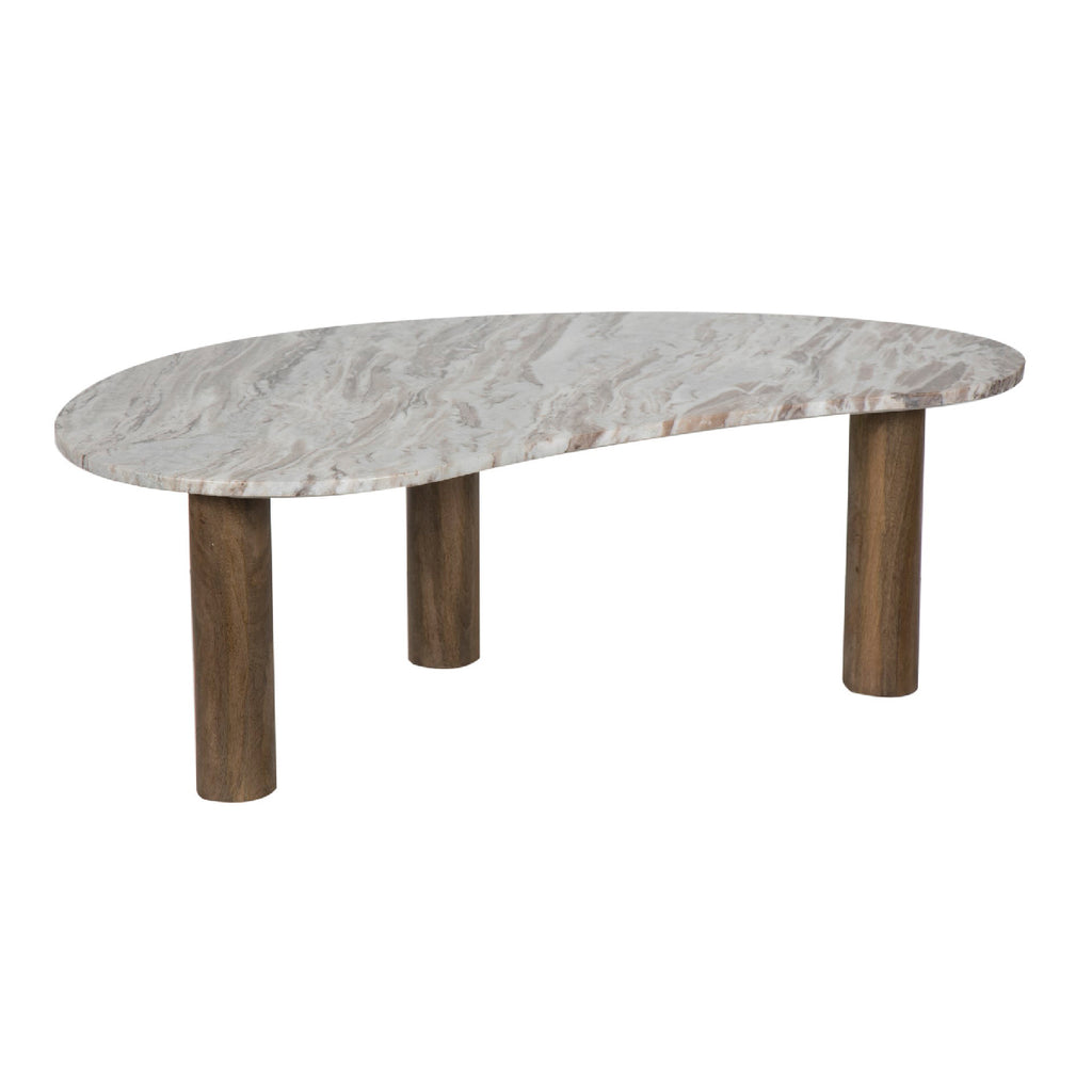 Retro Coffee Table Marble Top Sanwar Marble