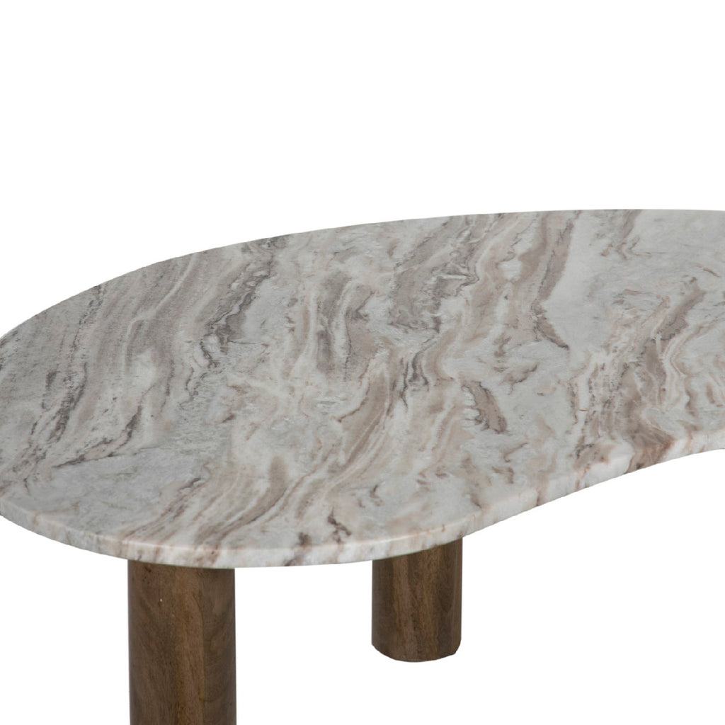 Retro Coffee Table Marble Top Sanwar Marble