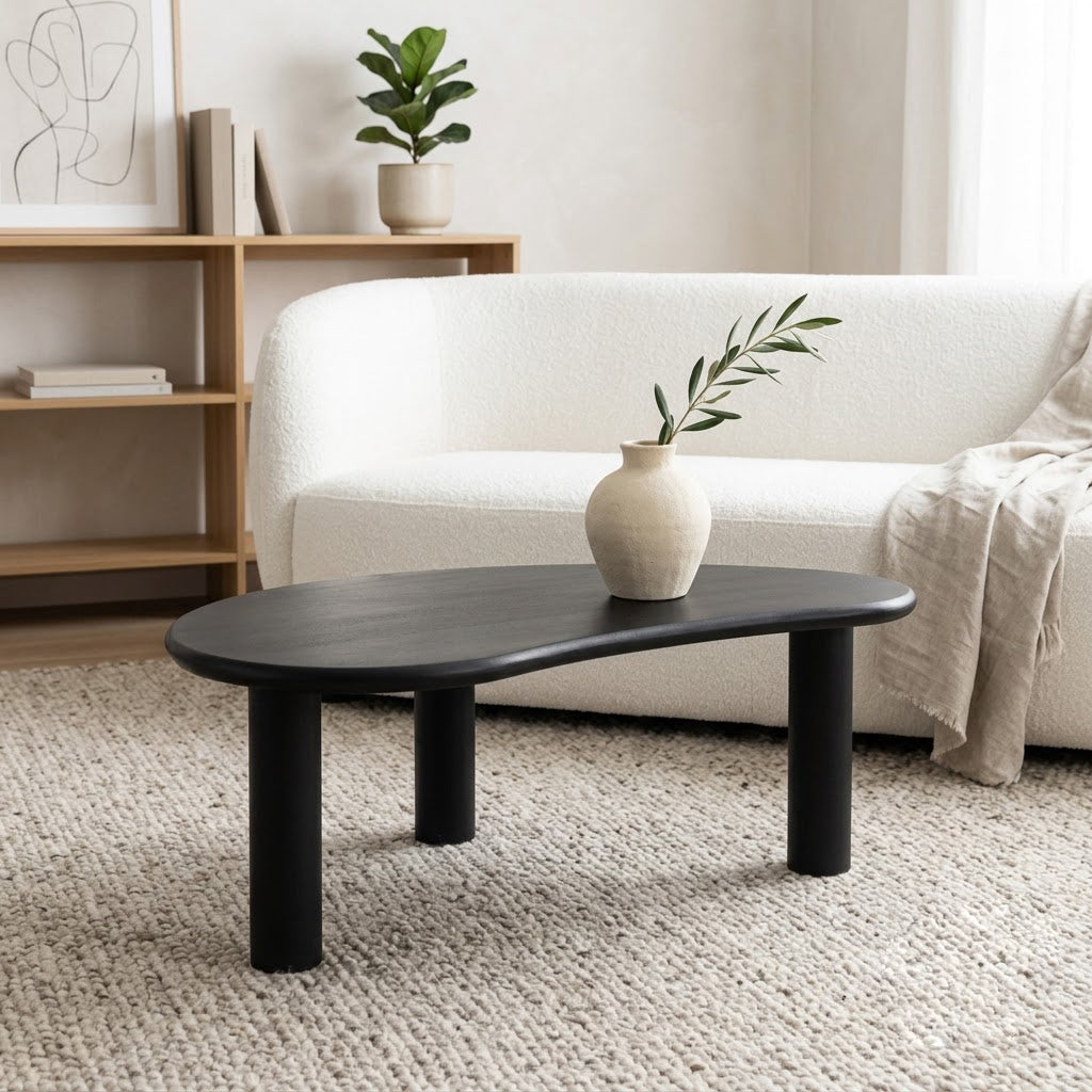 Retro Mango Wood Nesting Coffee Table