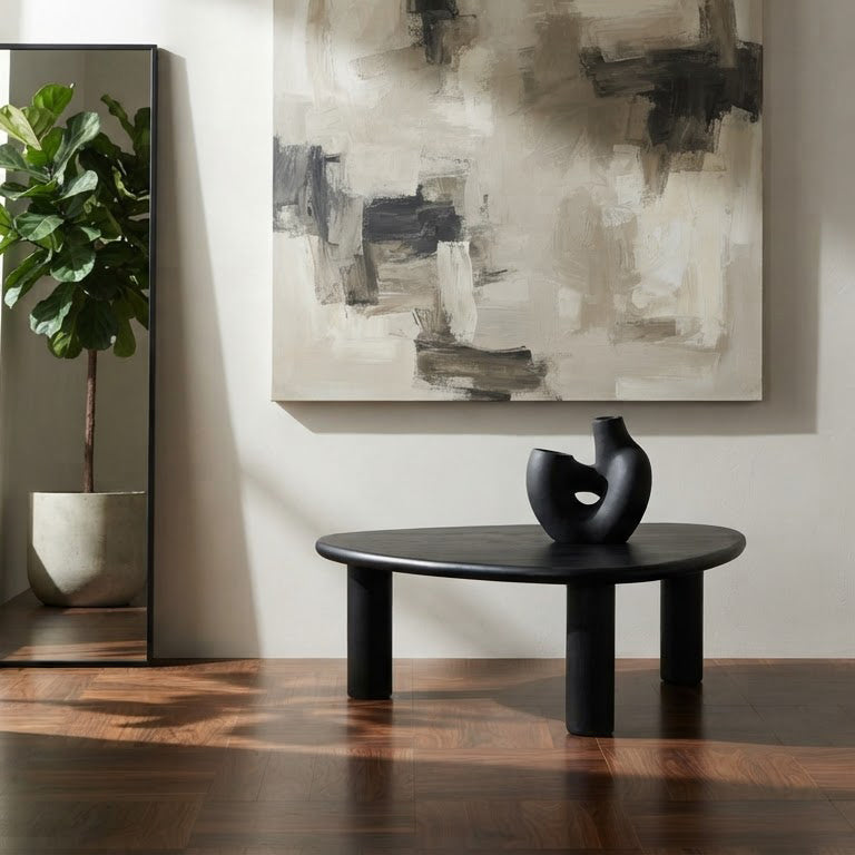 Retro Mango Wood Nesting Coffee Table