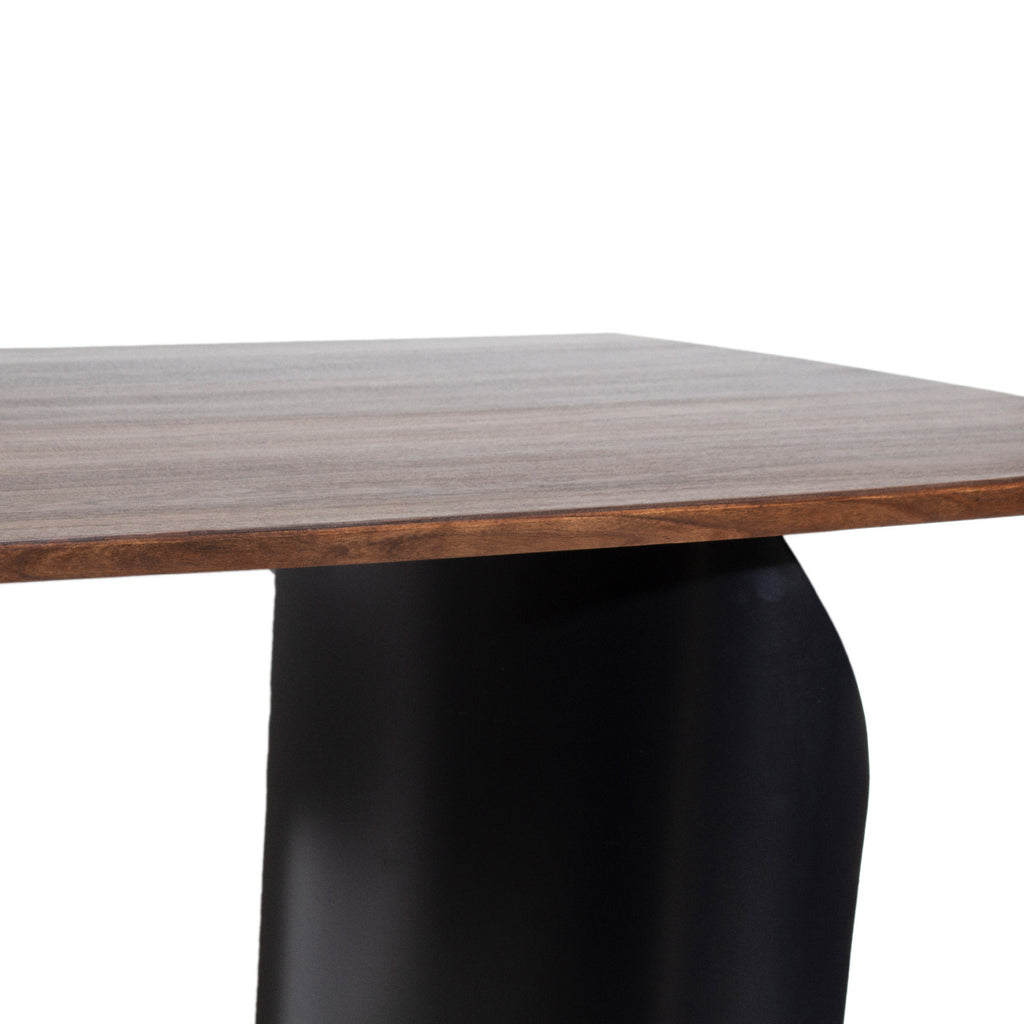 Ronal Rectangular Acacia Veneer Dininig Table