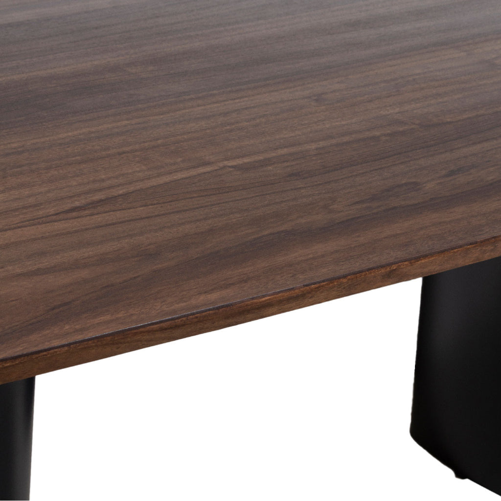 Ronal Rectangular Acacia Veneer Dininig Table