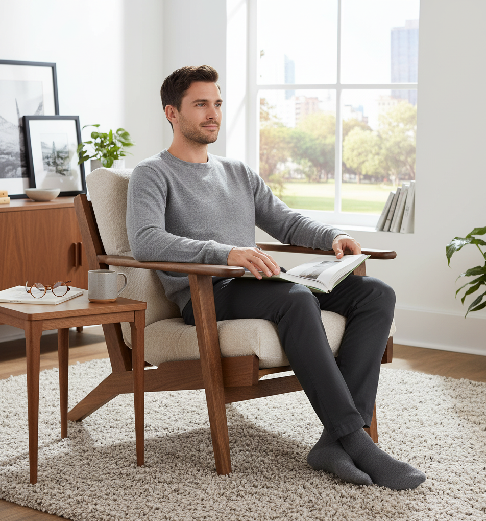 Ronan Mango Wood Armchair