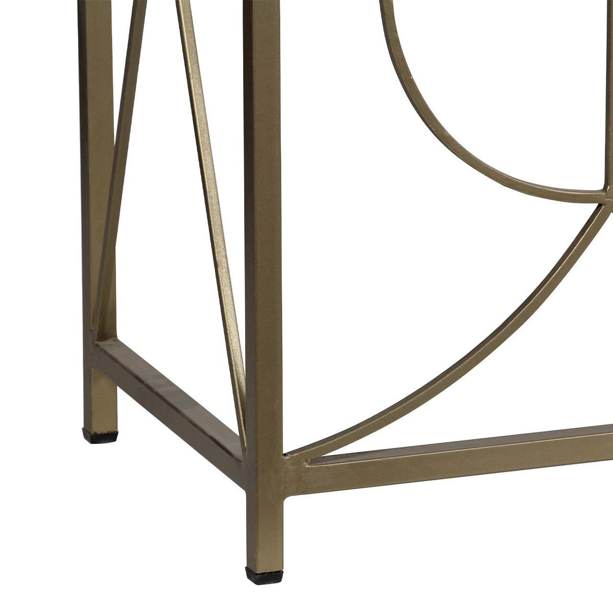 Rouge Marble Top Console Table Gold Iron