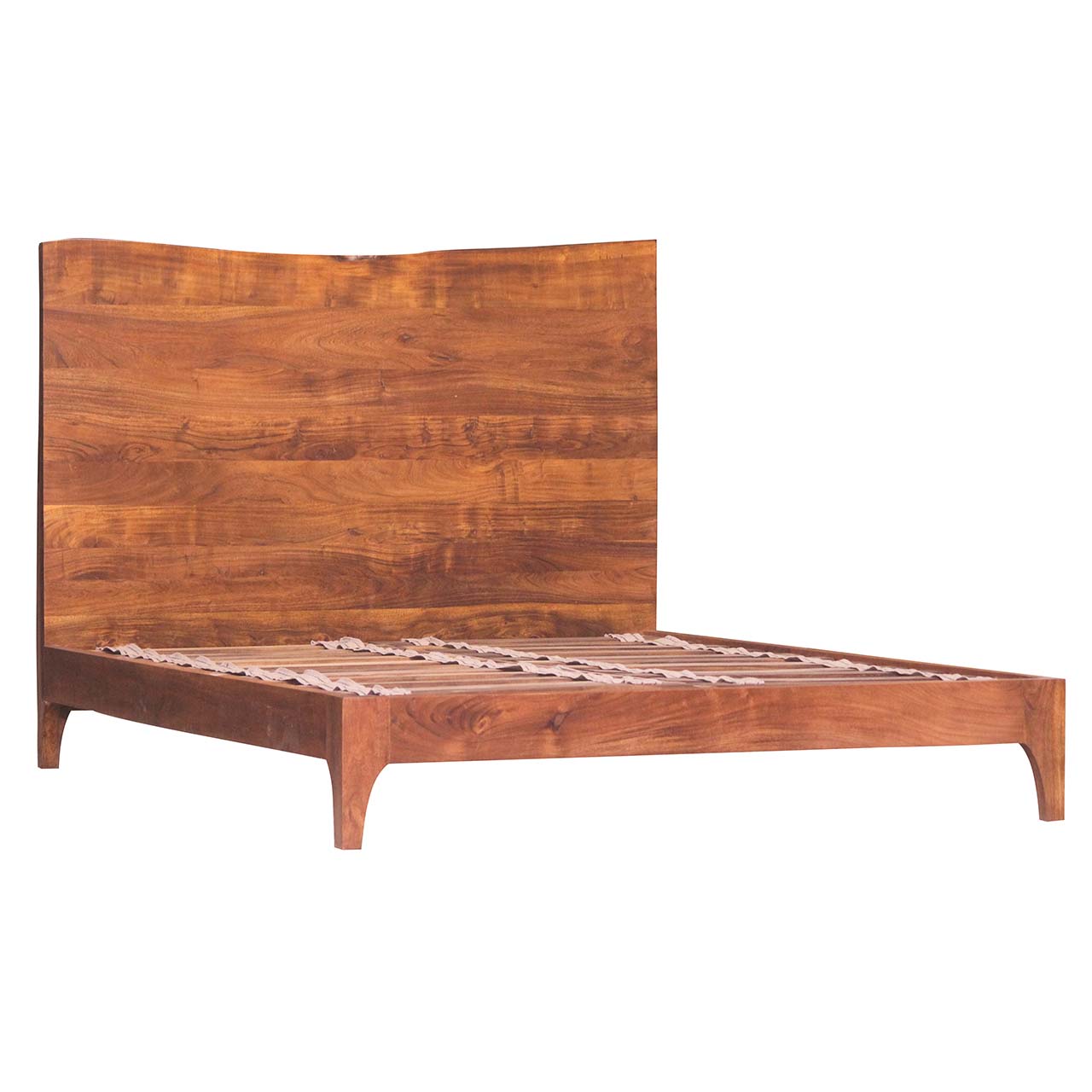 Sofia Acacia Wood Live Edge King Bed