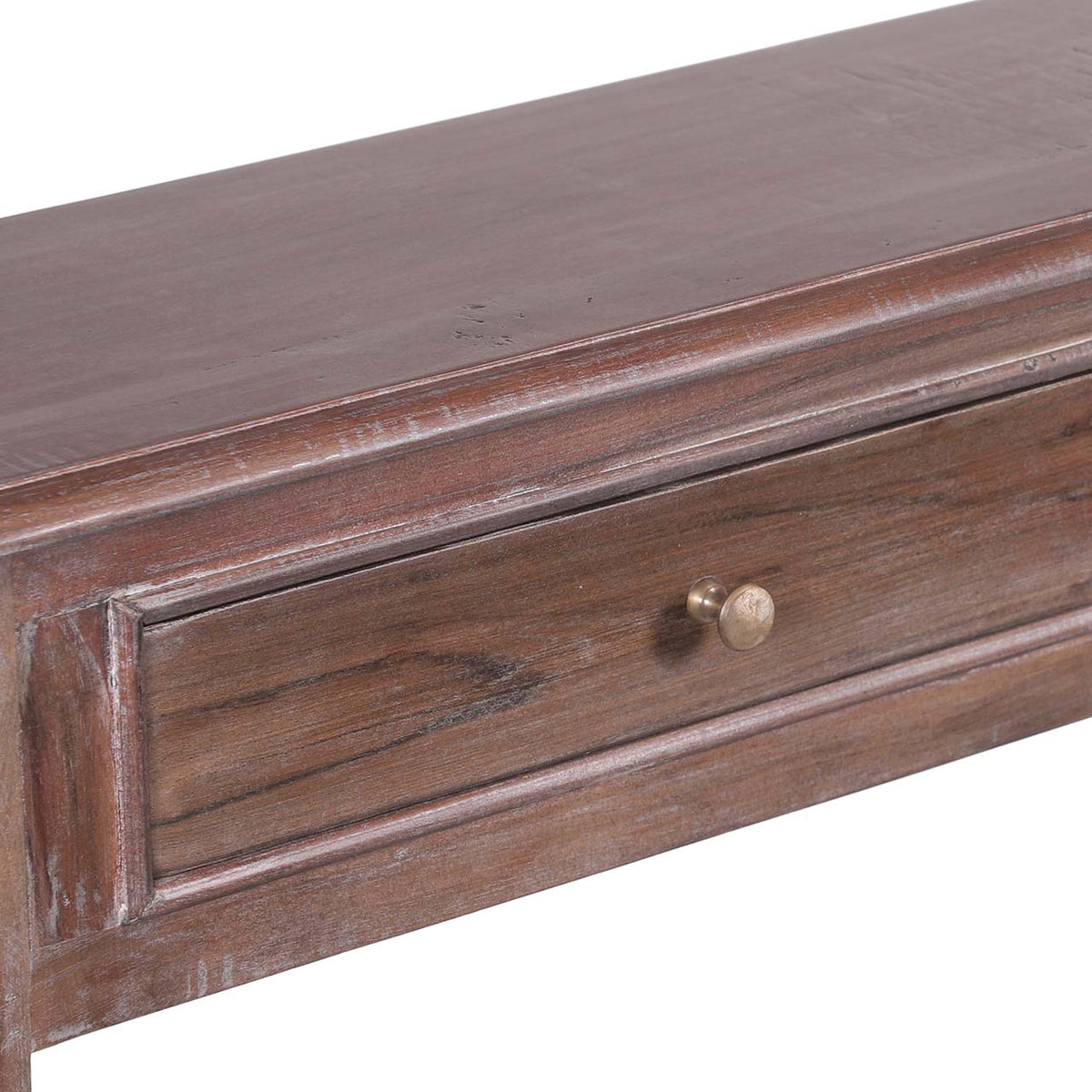 Sana Acacia Wood MDF Console Table - Slate Grey