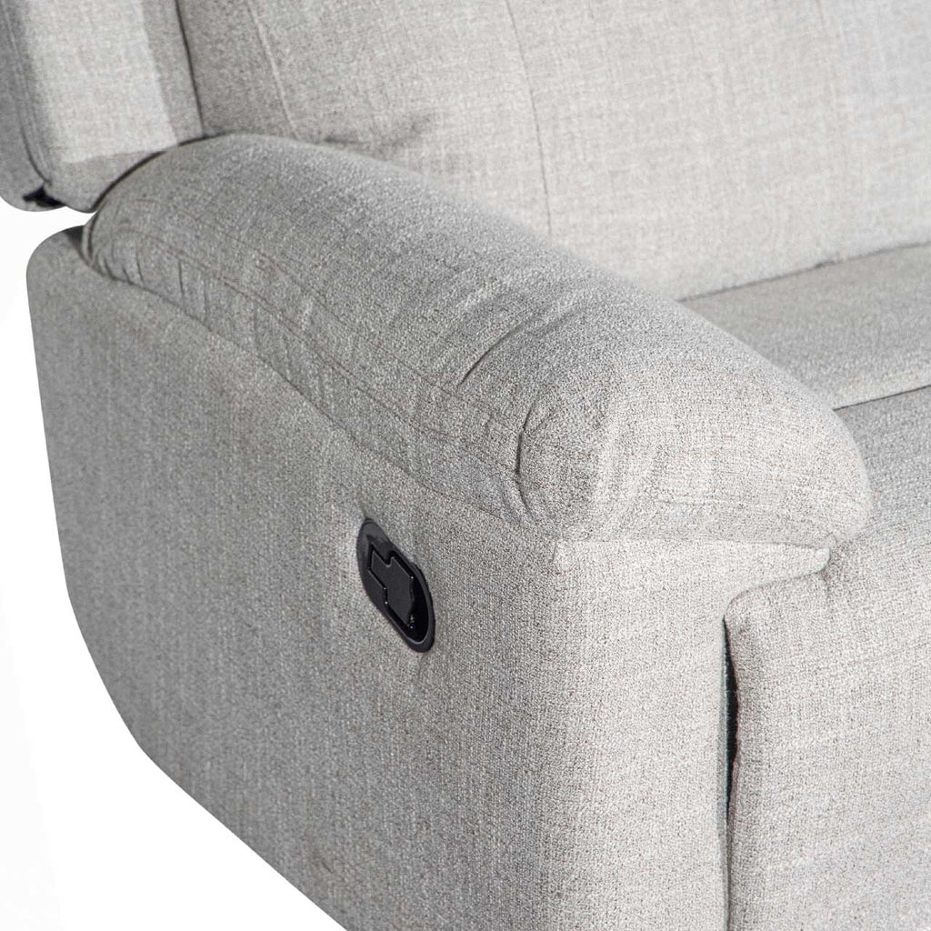 Santa Barbara Fabric Recliner Sofa - Beige