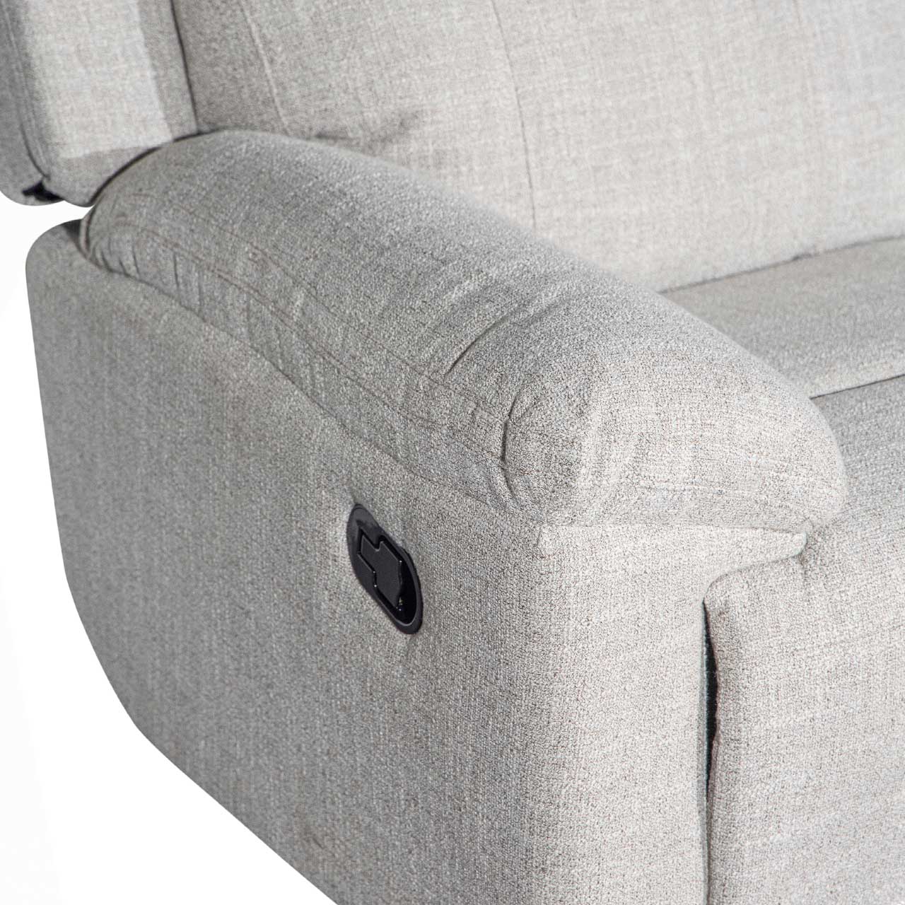 Santa Barbara Fabric Recliner Sofa - Beige
