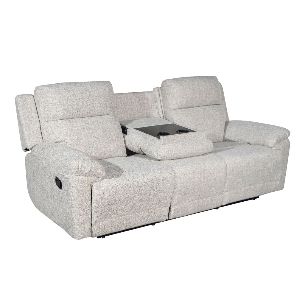 Santa Barbara Fabric Recliner Sofa - Beige